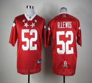 Wholesale Cheap Ravens #52 Ray Lewis Red 2012 Pro Bowl Stitched NFL Jersey