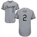 Wholesale Cheap White Sox #2 Nellie Fox Grey Flexbase Authentic Collection Stitched MLB Jersey