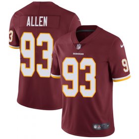 Wholesale Cheap Nike Redskins #93 Jonathan Allen Burgundy Red Team Color Men\'s Stitched NFL Vapor Untouchable Limited Jersey