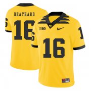 Wholesale Cheap Iowa Hawkeyes 16 C.J Beathard Yellow College Football Jersey