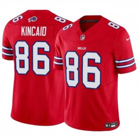 Men\'s Buffalo Bills #86 Dalton Kincaid Red 2024 F.U.S.E. Vapor Untouchable Limited Stitched Football Jersey