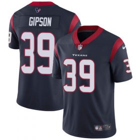 Wholesale Cheap Nike Texans #39 Tashaun Gipson Navy Blue Team Color Men\'s Stitched NFL Vapor Untouchable Limited Jersey