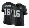 Cheap Men's Las Vegas Raiders #16 Jakobi Meyers Black 2024 F.U.S.E 65th Anniversary Patch Vapor Stitched Football Jersey