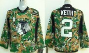 Wholesale Cheap Blackhawks #2 Duncan Keith Camo Veterans Day Practice Stitched Youth NHL Jersey