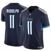 Cheap Men's Tennessee Titans #11 Mason Rudolph Navy 2024 F.U.S.E. Vapor Limited Football Stitched Jersey