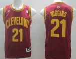 Wholesale Cheap Cleveland Cavaliers #21 Andrew Wiggins Red Swingman Jersey