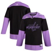 Wholesale Cheap Washington Capitals Adidas Hockey Fights Cancer Practice Jersey Black