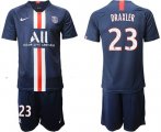 Wholesale Cheap Paris Saint-Germain #23 Draxler Home Soccer Club Jersey