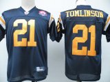 Wholesale Cheap Jets #21 LaDainian Tomlinson Dark Blue With AFL 50TH Patch Stitched NFL Jersey