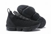 Wholesale Cheap Nike Lebron James 16 Air Cushion Shoes Black Warrior