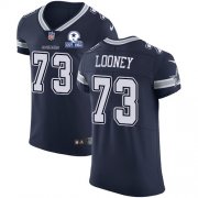 Wholesale Cheap Nike Cowboys #73 Joe Looney Navy Blue Team Color Men's Stitched With Established In 1960 Patch NFL Vapor Untouchable Elite Jersey