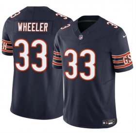 Cheap Men\'s Chicago Bears #33 Ian Wheeler Navy 2023 F.U.S.E. Vapor Football Stitched Jersey