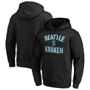 Wholesale Cheap Seattle Kraken Victory Arch Pullover Hoodie Black