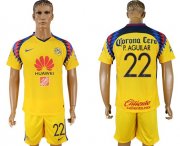 Wholesale Cheap America #22 P.Aguilar Sec Away Soccer Club Jersey