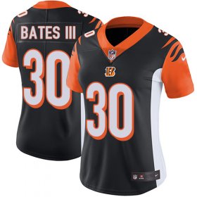 Wholesale Cheap Nike Bengals #30 Jessie Bates III Black Team Color Women\'s Stitched NFL Vapor Untouchable Limited Jersey