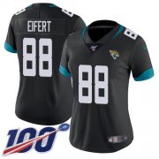 Wholesale Cheap Nike Jaguars #88 Tyler Eifert Black Team Color Women's Stitched NFL 100th Season Vapor Untouchable Limited Jersey