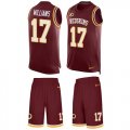 Wholesale Cheap Nike Redskins #17 Doug Williams Burgundy Red Team Color Men's Stitched NFL Limited Tank Top Suit Jersey