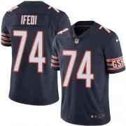 Wholesale Cheap Nike Bears #74 Germain Ifedi Navy Blue Team Color Men's Stitched NFL Vapor Untouchable Limited Jersey