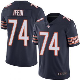 Wholesale Cheap Nike Bears #74 Germain Ifedi Navy Blue Team Color Men\'s Stitched NFL Vapor Untouchable Limited Jersey