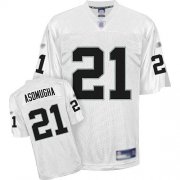 Wholesale Cheap Raiders #21 Nnamdi Asomugha White Stitched NFL Jersey