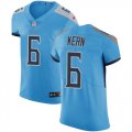 Wholesale Cheap Nike Titans #6 Brett Kern Light Blue Alternate Men's Stitched NFL Vapor Untouchable Elite Jersey