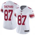 Wholesale Cheap Nike Giants #87 Sterling Shepard White Women's Stitched NFL Vapor Untouchable Limited Jersey