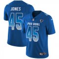 Wholesale Cheap Nike Falcons #45 Deion Jones Royal Youth Stitched NFL Limited NFC 2018 Pro Bowl Jersey