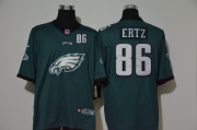 Wholesale Cheap Men's Philadelphia Eagles #86 Zach Ertz Midnight Green 2020 Big Logo Number Vapor Untouchable Stitched NFL Nike Fashion Limited Jersey