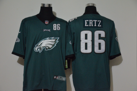 Wholesale Cheap Men\'s Philadelphia Eagles #86 Zach Ertz Midnight Green 2020 Big Logo Number Vapor Untouchable Stitched NFL Nike Fashion Limited Jersey