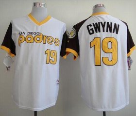 Wholesale Cheap Padres #19 Tony Gwynn White 1978 Turn Back The Clock Stitched MLB Jersey