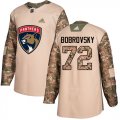 Wholesale Cheap Adidas Panthers #72 Sergei Bobrovsky Camo Authentic 2017 Veterans Day Stitched Youth NHL Jersey