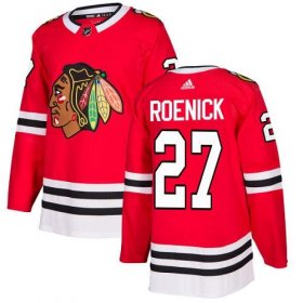 Wholesale Cheap Adidas Blackhawks #27 Jeremy Roenick Red Home Authentic Stitched NHL Jersey