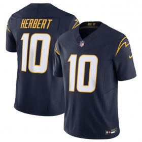 Wholesale Cheap Men\'s Los Angeles Chargers #10 Justin Herbert Navy 2023 F.U.S.E. Vapor Untouchable Limited Stitched Jersey