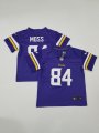 Wholesale Cheap Toddlers Minnesota Vikings #84 Randy Moss Yellow With Patch Cool Base Stitched Baseball Jersey