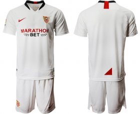 Wholesale Cheap Sevilla Blank Home Soccer Club Jersey