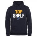 Wholesale Cheap St. Louis Blues Top Shelf Pullover Hoodie Navy