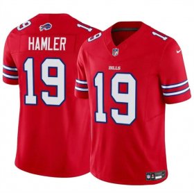 Cheap Men\'s Buffalo Bills #19 KJ Hamler Red 2024 F.U.S.E. Vapor Untouchable Limited Stitched Football Jersey