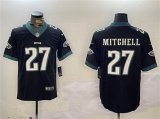 Cheap Men's Philadelphia Eagles #27 Quinyon Mitchell Black Vapor Untouchable Limited Football Stitched Jersey