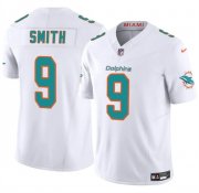 Cheap Men's Miami Dolphins #9 Jonnu Smith White 2024 F.U.S.E Vapor Limited Stitched Football Jersey