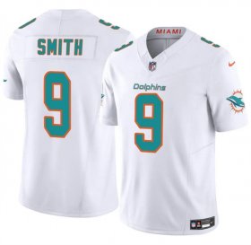 Cheap Men\'s Miami Dolphins #9 Jonnu Smith White 2024 F.U.S.E Vapor Limited Stitched Football Jersey