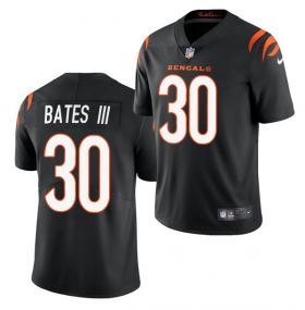 Wholesale Cheap Men\'s Cincinnati Bengals #30 Jessie Bates III 2021 New Black Vapor Untouchable Limited Stitched Jersey