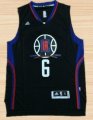 Wholesale Cheap Men's Los Angeles Clippers #6 DeAndre Jordan Revolution 30 Swingman 2015-16 Black Jersey