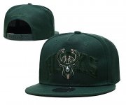 Wholesale Cheap 2021 NBA Milwaukee Bucks Hat TX326