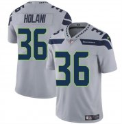 Cheap Men's Seattle Seahawks #36 George Holani Gray Vapor Limited Football Stitched Jersey