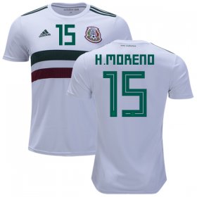 Wholesale Cheap Mexico #15 H.Moreno Away Kid Soccer Country Jersey