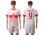 Wholesale Cheap Switzerland #9 Derdiyok Away Soccer Country Jersey