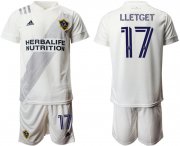 Wholesale Cheap Men 2020-2021 club Los Angeles Galaxy home 17 white Soccer Jerseys