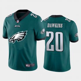 Wholesale Cheap Philadelphia Eagles #20 Brian Dawkins Green Men\'s Nike Big Team Logo Vapor Limited NFL Jersey