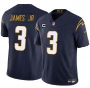 Cheap Men's Los Angeles Chargers #3 Derwin James Jr. Navy 2024 F.U.S.E. With 4-Star C Patch Vapor Untouchable Limited Stitched Jersey