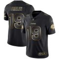 Wholesale Cheap Nike Vikings #19 Adam Thielen Black/Gold Men's Stitched NFL Vapor Untouchable Limited Jersey